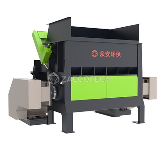 Secondary shredder - E-type - ZhengZhou ZA ECOTECH Co.,Ltd - single shaft / for household waste / for cardboard