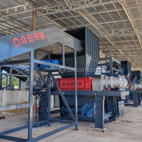 Waste shredder - MSW/Garbage - ZhengZhou ZA ECOTECH Co.,Ltd - primary / secondary / double shaft