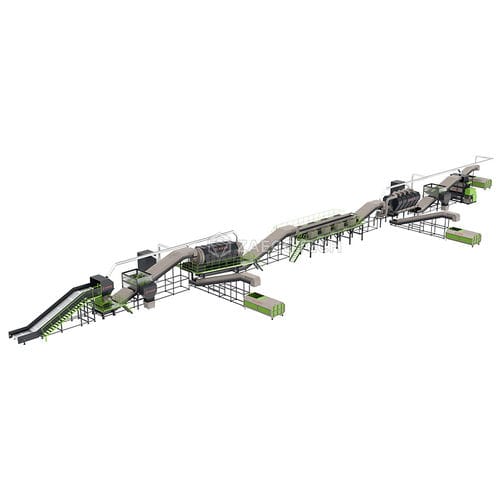 Mixed waste treatment plant - RDF/GARBAGE/SOLID WASTE - ZhengZhou ZA ECOTECH Co.,Ltd - plastic / bulky / domestic