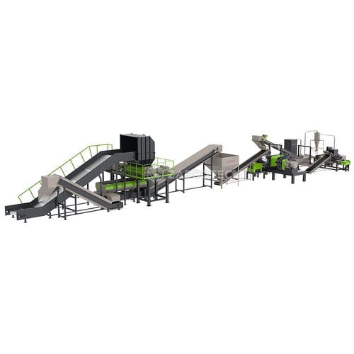 Rubber waste treatment plant - TDF/Tire/Recycling - ZhengZhou ZA ECOTECH Co.,Ltd - automated / with separators / with shredder