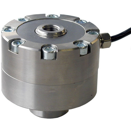 Tension/compression force sensor - KAF-S-E - AST - Angewandte System Technik GmbH - button type / for testing machine / stainless steel