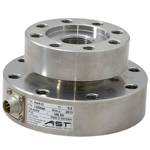 Tension force sensor - KAM-D - AST - Angewandte System Technik GmbH - button type / for calibration / for testing machine