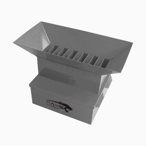 Riffle-type sample splitter - PRS-ARB series - Parsros Makine ve Laboratuvar Test Cih. İml. İth. İhr. San. ve Dıs. Tic. Ltd.Sti.