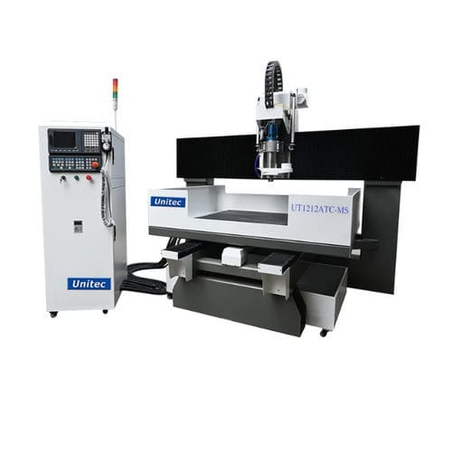 CNC router - UT1212ATC-MS - Nanjing Unitec Technology Co.,LTD - 3-axis / 1-spindle / metal