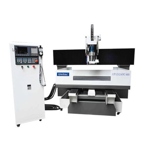 Spindle engraving machine - UT1212ATC-MS - Nanjing Unitec Technology Co.,LTD - metal / plastic / aluminum