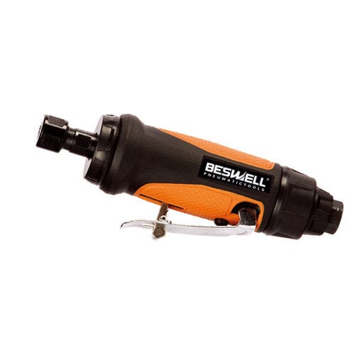 Pneumatic portable grinder - BW-514F - Taizhou Beswell Machinery Co., Ltd. - die / rear exhaust / compact