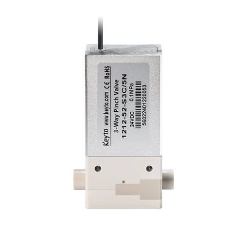 Direct-operated solenoid valve - 1212 - Keyto Fluid Technology - 3-way / compact / pinch