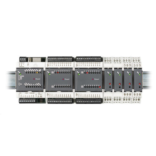 DIN rail PLC - PL500 series - Pixsys - CANopen / Modbus / RS485