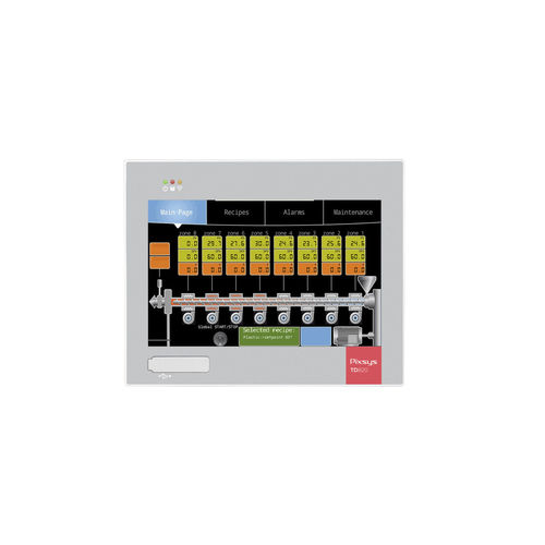 Resistive touch screen HMI - TD820 - Pixsys - panel-mount / 1280 x 800 / ARM Cortex-A8
