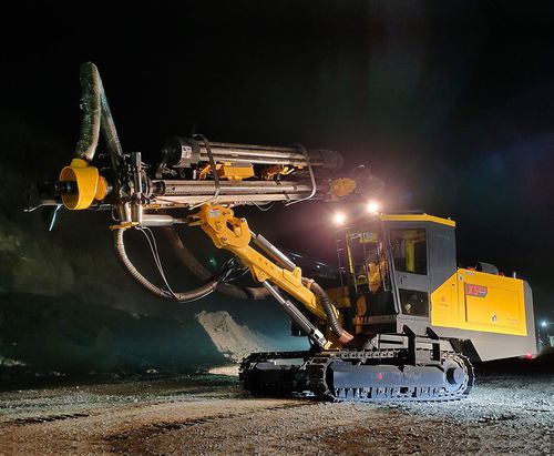 Rotary drilling rig - TAIYE-X5-DTH - Xuanhua Taiye Drilling Machinery Co.,LTD - down-the-hole / hydraulic / automatic