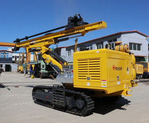 Crawler drilling rig - TAIYE-370A-DTH - Xuanhua Taiye Drilling Machinery Co.,LTD - rotary / down-the-hole / hydraulic