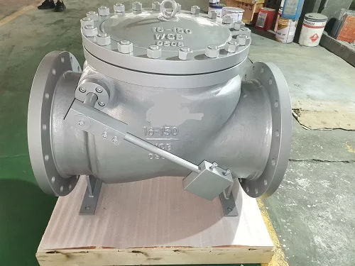 Swing check valve - wenzhou domos fluid equipment co.,ltd - DIN / flange / weld