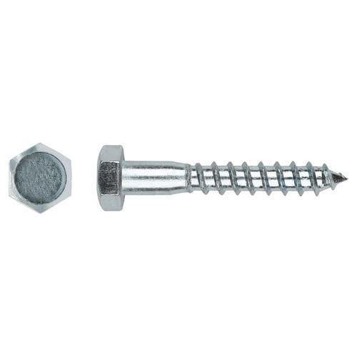 Wood screw - 571 ZN - Chavesbao - with hexagonal head / steel / zinc-plated