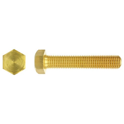 Screw with hexagonal head - 933 - Chavesbao - brass / DIN