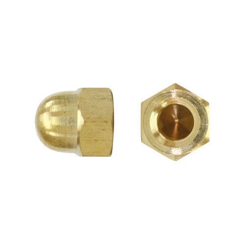 Cap nut - 1587 - Chavesbao - semi-hexagonal / brass