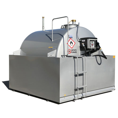 Diesel storage tank - CUBE70 B.SMART - Demo Serbatoi - dispensing / carbon steel / cylindrical