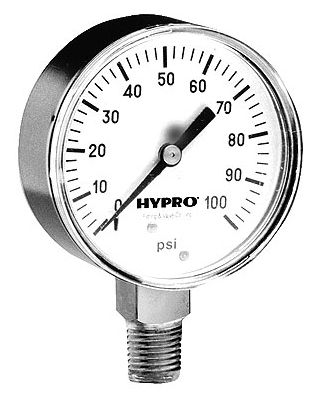 Dial pressure gauge - SG series - Hypro Pressure Cleaning - threaded / Bourdon tube / process
