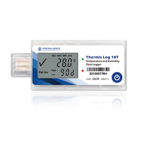 Temperature data logger - Thermis Log 10T - Zhengzhou Freshliance Electronics Corp.,Ltd - USB / NTC / with LCD display