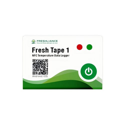 Temperature data logger - Fresh Tape 1 - Zhengzhou Freshliance Electronics Corp.,Ltd - NFC / NTC / with LED display