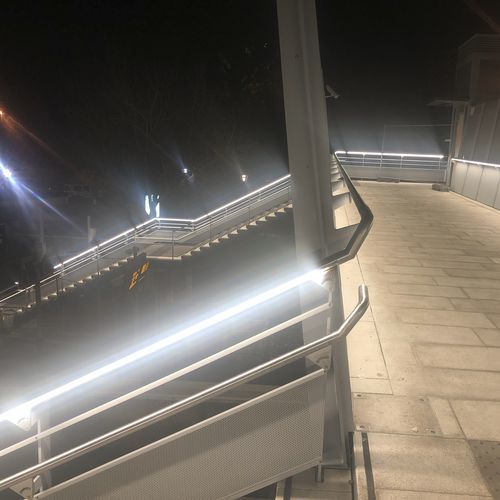 Handrail with LED - DIB PRODUCTION - stainless steel
