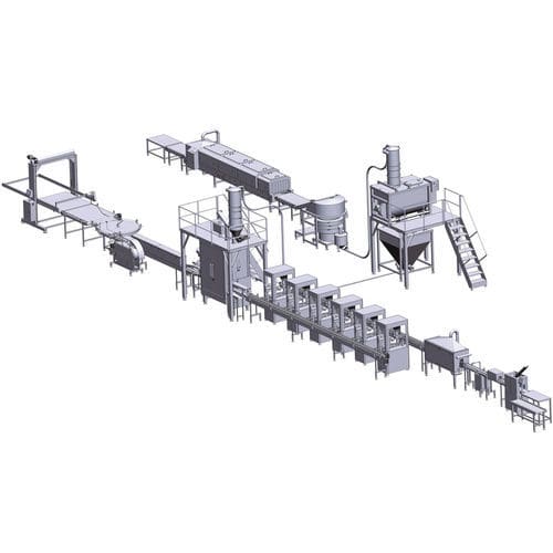 Can fully packaging line - JIAXING MAINFILL Packaging Machinery Co.,Ltd - for powders / automatic / floor-standing