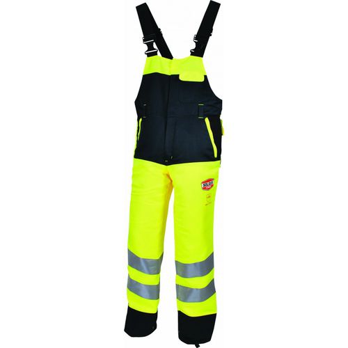 Work brace overall - GLOW - Solidur - anti-cut / high-visibility / polyester