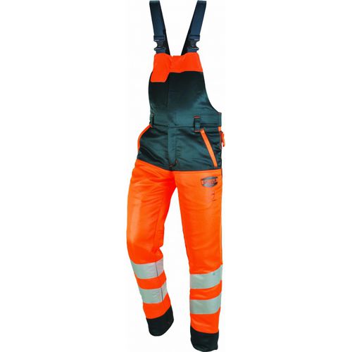 Work brace overall - GLOW - Solidur - anti-cut / high-visibility / polyester