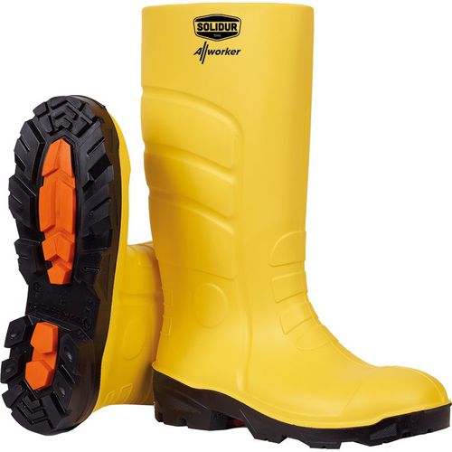 Agriculture safety boots - ALLWORKER - Solidur - for the food industry / cold weather / anti-slip