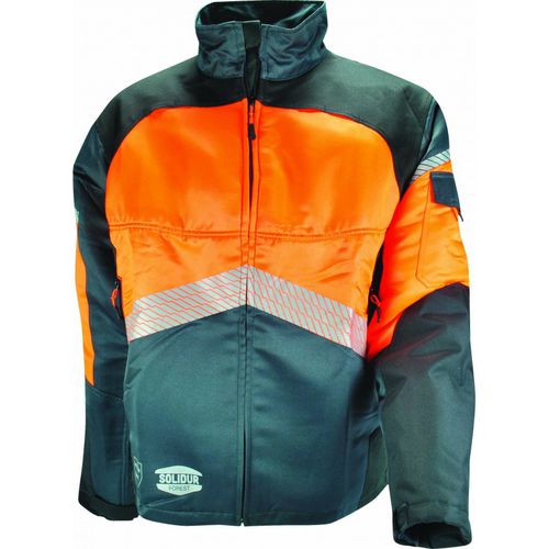Work jacket - AUTHENTIC - Solidur - anti-cut / polyurethane-coated / water-repellent fabric