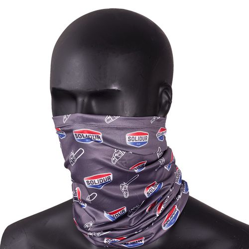 Work neck warmer - SOLIDUR - Solidur - polyester / spandex / gray
