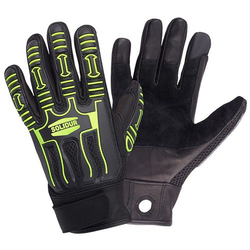Handling glove - IMPACT CONTROL - Solidur - industrial / for logistics / abrasion-resistant