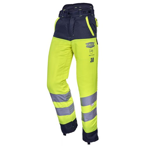 Work pants - GLOW - Solidur - high-visibility / anti-cut / polyester