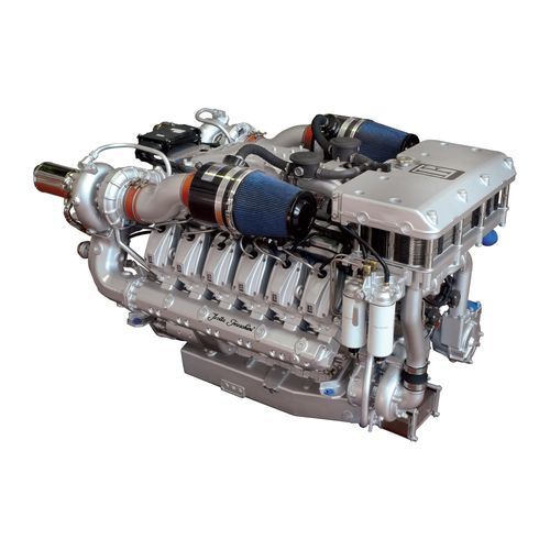 Diesel engine - V1312C2 MSD - Isotta Fraschini Motori spa - 12-cylinder ...