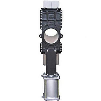 Knife gate valve - China MED Valve Co., Ltd. - with handwheel / pneumatic / for water