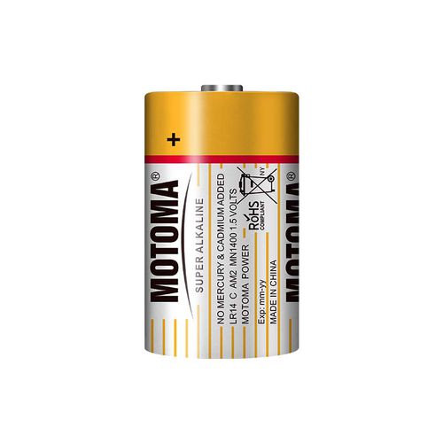 Alkaline battery - LR14 - Shenzhen Motoma Power Co. Ltd - C type / 1.5 V