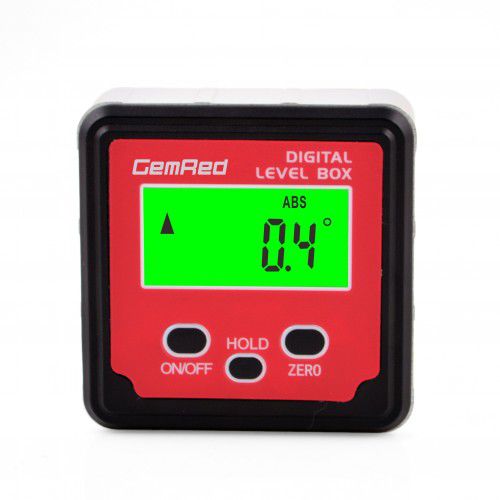 Digital protractor 82412XSB GemRed for checking angle / miter saw