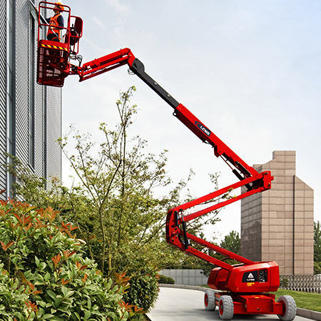 Mobile scissor lift - A14JE - Lingong Group JinanHeavy Machinery Co., Ltd. - electric / hydraulic / indoor