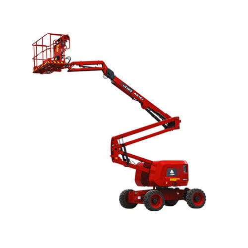 Mobile scissor lift - A14J - Lingong Group JinanHeavy Machinery Co., Ltd. - hydraulic / rough terrain / outdoor