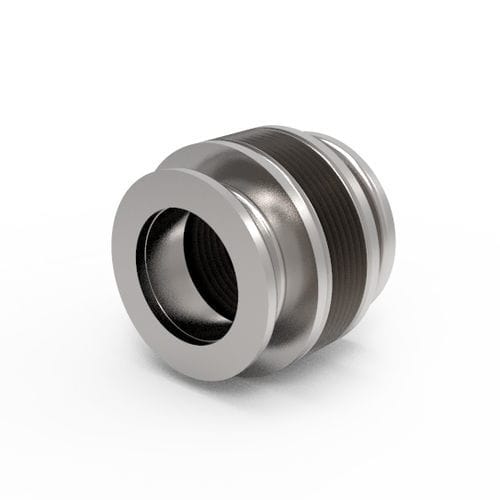 Cylindrical bellows - KF25EWB-10 - VACOM - stainless steel / welded / axial