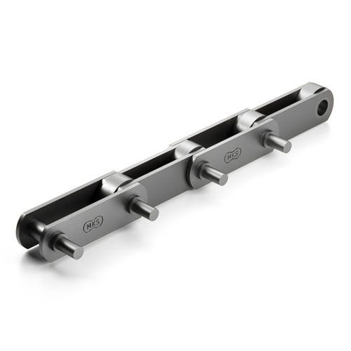 Chain with extended bearing pins - MAKELSAN CHAIN and CONVEYING SOLUTIONS - transmission / stainless steel / carbon steel