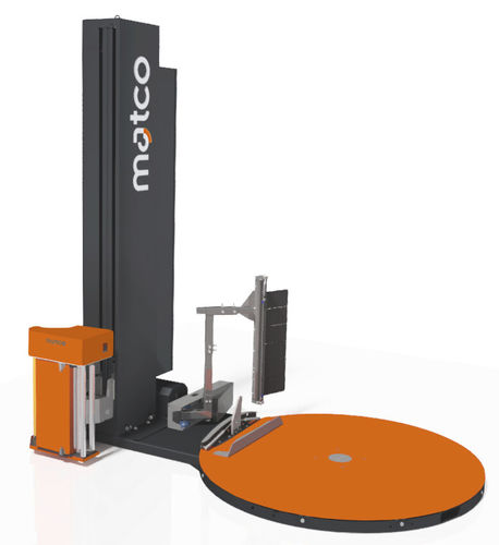 Turntable wrapping machine - Matco A600 CC - Matco International - semi-automatic / pallet / stretch film