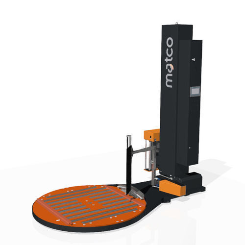 Turntable wrapping machine - Matco SLK8 LOW - Matco International - fully-automatic / pallet / stretch film