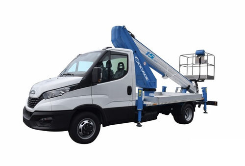 Truck-mounted telescopic boom lift - forSte 15T SPEED - Socageworld - hydraulic / electric / outdoor