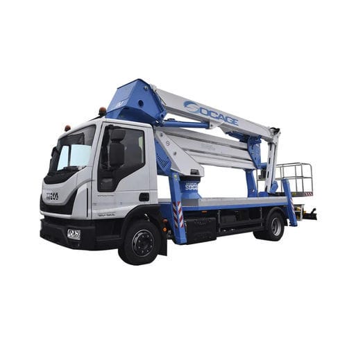 Self-propelled articulated boom lift - ForSte 32DJ SPEED - Socageworld - truck-mounted / electric / hydraulic