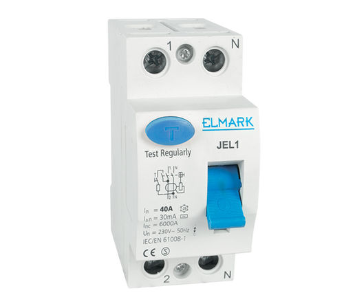 Residual current residual current circuit breaker - 40210 - Elmark - earth-leakage / manual / automatic