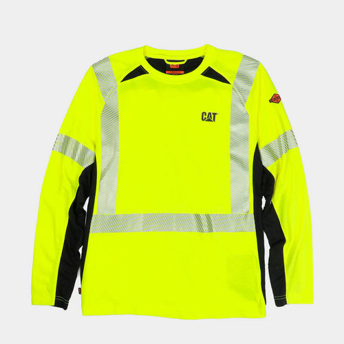 Work T-shirt - 1630007 series  - Caterpillar workwear - aramid / men's / yellow