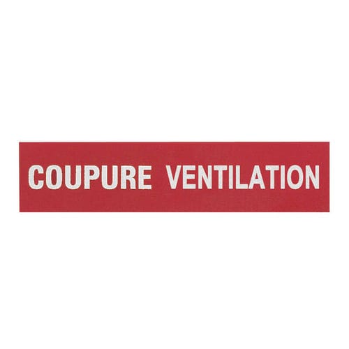 Self-adhesive label - 0 380 31 - Legrand - rectangular / white / sheet