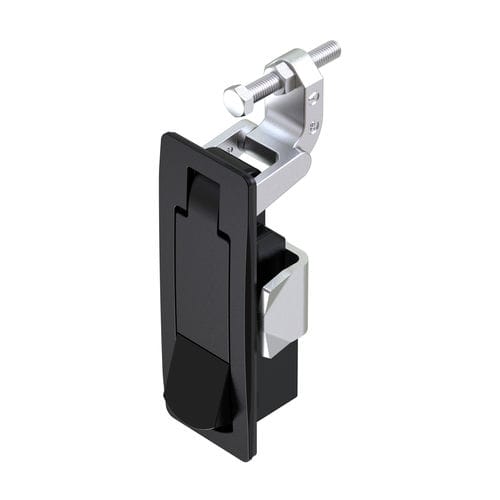 Lever-operated latch - 1242-A124-10  - Wenzhou Yeeka Lock Technology Co., Ltd. - zinc / chrome / powder coated