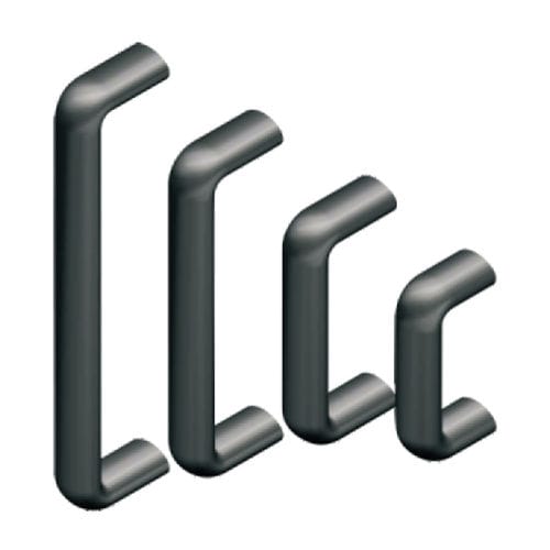 Pull handle - 3204-090  - Wenzhou Yeeka Lock Technology Co., Ltd. - tubular / polyamide / U-shaped