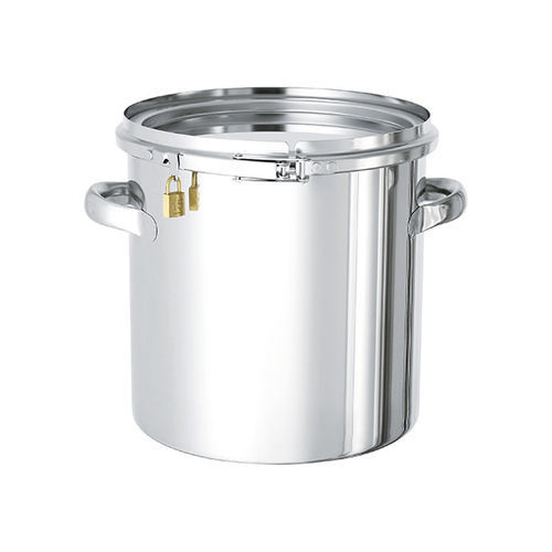 Stainless steel tank - CTLK series - MONOVATE Co., Ltd. - cylindrical / storage / locking